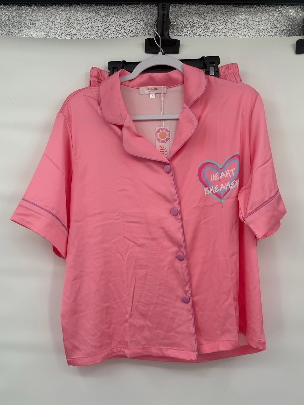 Sunshine society nwt heartbreaker satire pajama set